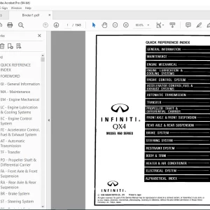 1997 INFINITI QX4 R50 Series Service Manual PDF DOWNLOAD
