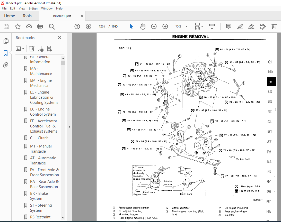 1998 NISSAN MAXIMA A32 Series Service Manual PDF DOWNLOAD ...