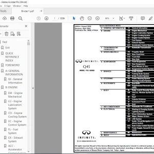 2003 INFINITI Q45 F50 Series Service Manual PDF DOWNLOAD