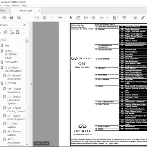 2005 INFINITI Q45 F50 Series Service Manual PDF DOWNLOAD
