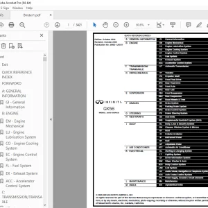 2005 INFINITI QX56 JA60 Series Service Manual PDF DOWNLOAD