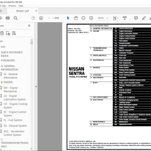 2005 NISSAN SENTRA B15 Series Service Manual PDF DOWNLOAD