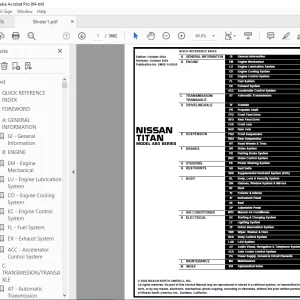 2005 NISSAN TITAN A60 Series Service Manual PDF DOWNLOAD