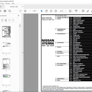 2005 NISSAN XTERRA N50 Service Manual PDF DOWNLOAD