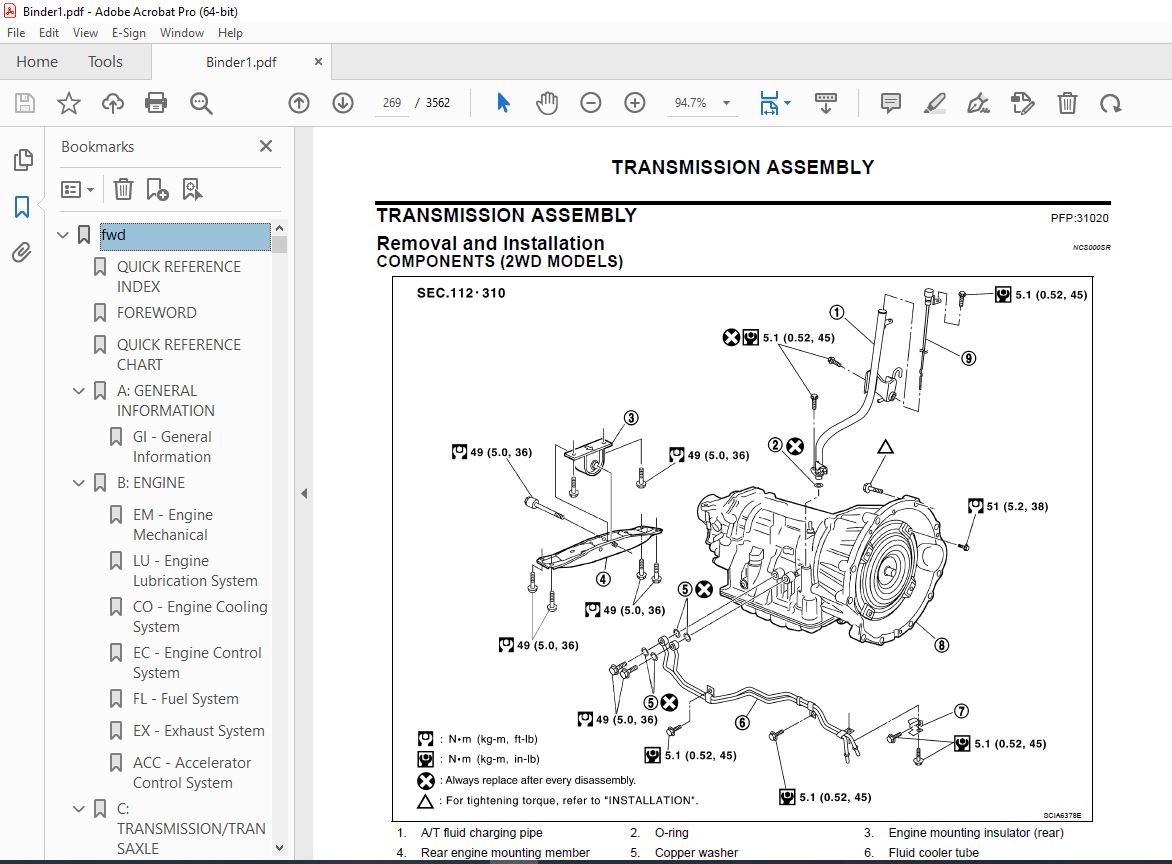 2006 INFINITI G35 Sedan V35 Series Service Manual PDF DOWNLOAD