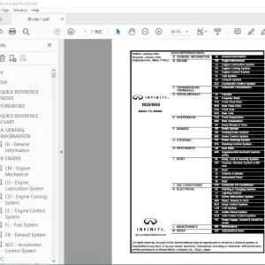 2006 INFINITI M35 M45 Y50 Series Service Manual PDF DOWNLOAD