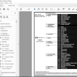 2006 INFINITI QX56 JA60 Series Service Manual PDF DOWNLOAD
