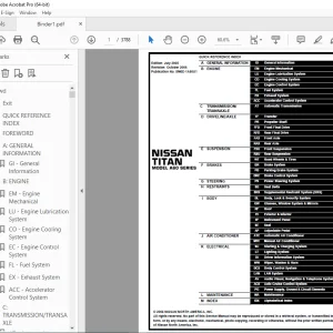 2006 NISSAN TITAN A60 Series Service Manual PDF DOWNLOAD