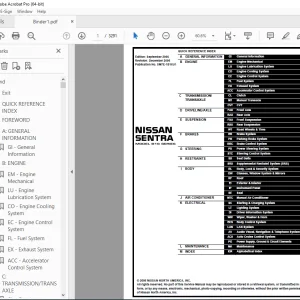 2007 NISSAN SENTRA B16 Series Service Manual PDF DOWNLOAD