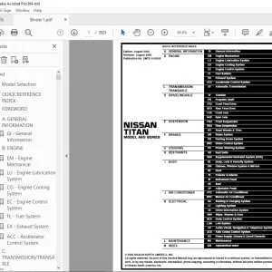 2007 NISSAN TITAN A60 Series Service Manual PDF DOWNLOAD