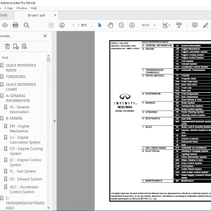 2009 INFINITI M35 M45 Y50 Series Service Manual PDF DOWNLOAD