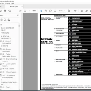 2009 NISSAN SENTRA B16 Series Service Manual PDF DOWNLOAD