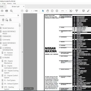 2010 NISSAN MAXIMA A35 Series Service Manual PDF DOWNLOAD