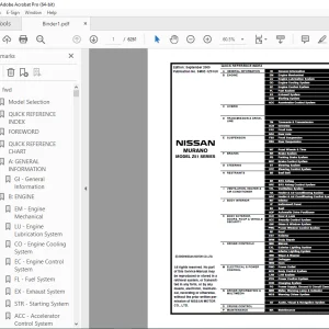 2010 NISSAN MURANO Z51 Series Service Manual PDF DOWNLOAD