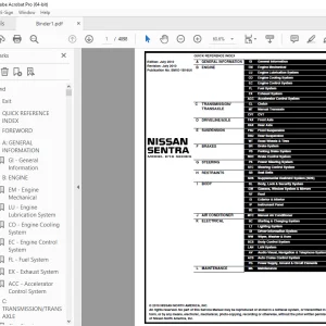 2011 NISSAN SENTRA B16 Series Service Manual PDF DOWNLOAD
