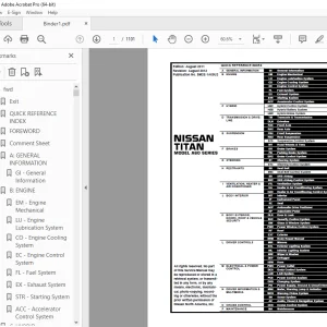 2012 NISSAN TITAN A60 Series Service Manual PDF DOWNLOAD