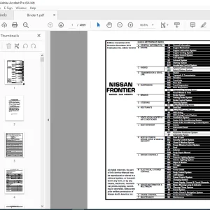 2013 NISSAN FRONTIER D40 Series Service Manual PDF DOWNLOAD
