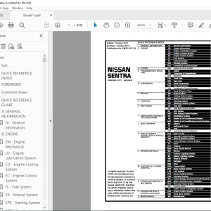 2013 NISSAN SENTRA B17 Series Service Manual PDF DOWNLOAD
