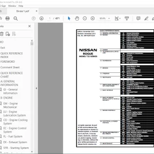 2014 NISSAN ROGUE T32 Series Service Manual PDF DOWNLOAD