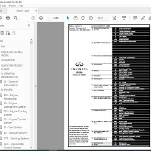 2015 INFINITI QX50 J50 Series Service Manual PDF DOWNLOAD