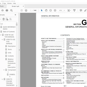 2015 NISSAN JUKE F15 Series Service Manual PDF DOWNLOAD