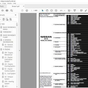 2016 NISSAN GT-R R35 Series Service Manual PDF DOWNLOAD