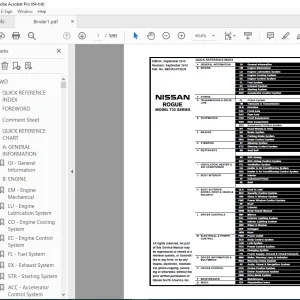 2016 NISSAN ROGUE T32 Series Service Manual PDF DOWNLOAD
