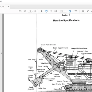 CAT BUCYRUS Marion 182M Mining Shovel MAINTENANCE & OPERATION MANUAL BI006006 - PDF DOWNLOAD