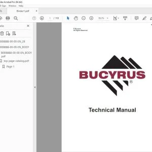 CAT Bucyrus GARDNER-DENVER Hydraulic JB1094 Jumbo Operator & maintenance Manual PDF DOWNLOAD