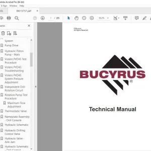 CAT Bucyrus MK20HE Single Boom Hydraulic Jumbo Operation Maintenance & Training Manual BI615757 PDF DOWNLOAD