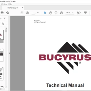 CAT Bucyrus MK35HE - PS Two Boom Articulated Hydraulic Jumbo Operator Manual SN S07-4160 - PDF DOWNLOAD