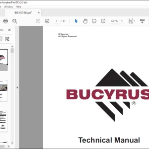 CAT Bucyrus MK35HE - PS Two Boom Articulated Hydraulic Jumbo Operator Manual SN S07-4505  - PDF DOWNLOAD