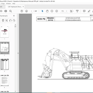 CAT Bucyrus RH200 Pelle hydraulique Manuel de service 3724680 PDF DOWNLOAD (FRENCH)