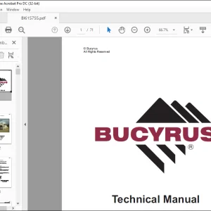 CAT Bucyrus Reedrill MK20HE Single Boom Hydraulic Jumbo Operator Manual SN S07-4495 - PDF DOWNLOAD