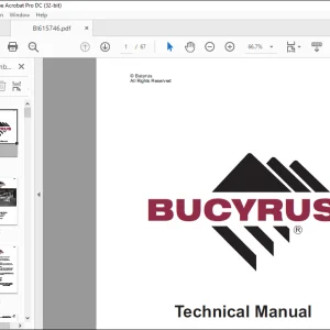 CAT Bucyrus Reedrill MK4HE D Single Boom Hydraulic Jumbo Operator Manual SN S06-4077 - PDF DOWNLOAD