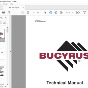 CAT Bucyrus Shaft Jumbo Single Boom Air Jumbo Operator Manual SN S09-6235/45/55/65 - PDF DOWNLOAD
