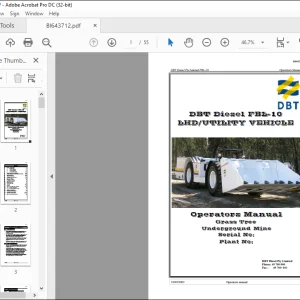 CAT DBT Diesel FBL-10 LHD UTILITY VEHICLE Operators Manual - PDF DOWNLOAD