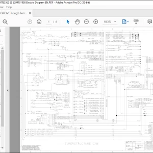 GROVE Rough Terrain Cranes RT535E2 Electrical Schematic Manual - PDF DOWNLOAD