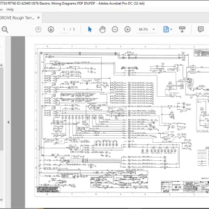 GROVE Rough Terrain Cranes RT750 RT760 Electric Schematic Manual - PDF DOWNLOAD