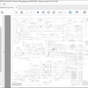 GROVE Rough Terrain Cranes RT875E Electrical Schematic Manual  - PDF DOWNLOAD