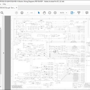 GROVE Rough Terrain Cranes RT875E3 Electrical Schematic Manual - PDF DOWNLOAD