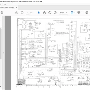 GROVE TM1400 Electrical Schematic Manual - PDF DOWNLOAD