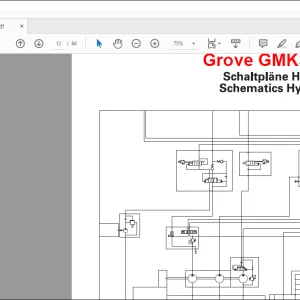 Grove Crance GMK 3050-1 Hydraulic Schematic Manual - PDF DOWNLOAD