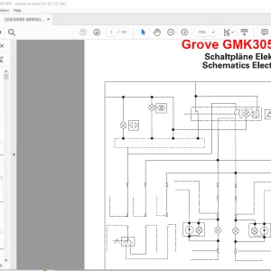 Grove Crance GMK3050-1 Electrical Schematic Wiring Diagram Manual - PDF DOWNLOAD