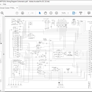 Grove Crane 7755B Electrical Schematic Manual - PDF DOWNLOAD