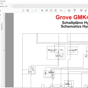 Grove Crane GMK 4075-1 Hydraulic Schematic Manual - PDF DOWNLOAD