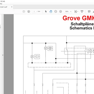 Grove Crane GMK 4090 Electrical Schematic Manual - PDF DOWNLOAD