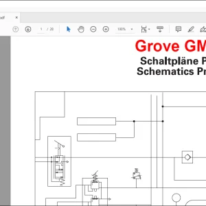 Grove Crane GMK 5095 Pneumatics Schematic Manual - PDF DOWNLOAD