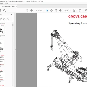 Grove Crane GMK 5150 Operating Instructions Manual 3302627 - PDF DOWNLOAD