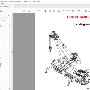 Grove Crane GMK 5150 Operating Manual 3302776 - PDF DOWNLOAD